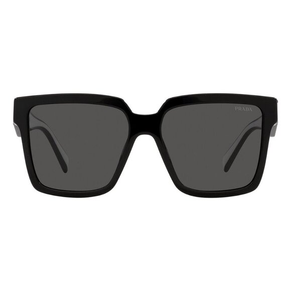 New PRADA Black Square SPR 24Z 1AB5S0 Sunglasses Women - Picture 2 of 4
